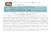 Arizona Geological Society Newsletter News... · San Bernardino National Forest, and tectonic syntheses of the San Andreas fault and San Gorgonio Pass region. ABSTRACT—Late Cenozoic