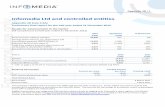 Infomedia Ltd and controlled entities · Infomedia Ltd ABN 63 003 326 243 Financial Report For the half year ended 31 December 2016 Content Page Directors’ report 1 Lead auditor’s