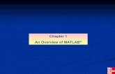 Chapter 1 An Overview of MATLAB - Jordan University of ...mzali/courses/Fall14/Arch 754/slides/Chapter 2.pdf · commands covered in that chapter. Appendix A contains tables of MATLAB