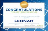 CONGRATULATIONS - Lennar · FOR REAL ESTATE PROFESSIONALS ONLY: Effective 5/29/2019 through 5/31/2019, 5% commission stated above will be available on select inventory homes at participating