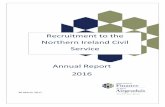 DRAFT - Recruitment to the NICS Annual Report 2016 · 2.4 NICS HR will be operational from 3 April 2017, and will provide services to the core NICS Departments and related bodies