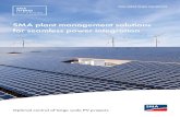 SMA plant management solutions for seamless power integration · The SMA Hybrid Controller intelligently controls energy flows and enables seamless integration of renewable energies