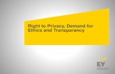 Right to Privacy, Demand for Ethics and Transparancy · 5-10-2016 Presentation SAS European Union privacy is: Outdated: The proposal on which the European Directive is based stems