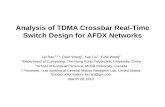 Analysis of TDMA Crossbar Real-Time Switch Design for AFDX ...csqwang/research//INFOCOM2012.AFDX.Slides.pdf · AFDX is a data network for safety-critical applications that utilizes