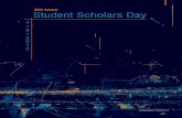 20th Annual Student Scholars Day...GVSU. In its 20th year, Student Scholars Day continues to grow in scope, including six hundred students and mentors in over four hundred presentations.