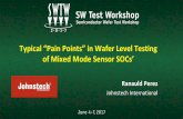 Typical “Pain Points” in Wafer Level Testing of Mixed Mode ... · Typical “Pain Points” in Wafer Level Testing of Mixed Mode Sensor SOCs ... Device Application: Sensor SOC