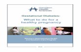 © Hamilton Health Sciences, 2010€¦ · Gestational Diabetes: What to do for a healthy pregnancy Gestational Diabetes: What to do for a healthy pregnancy Page - 15 Page - 4 Testing