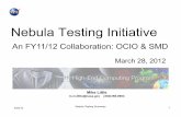 Nebula Testing Initiative - NASA3/25/12 Nebula Testing Initiative March 28, 2012 An FY11/12 Collaboration: OCIO & SMD Mike Little m.m.little@nasa.gov (202)358-0954 Nebula Testing Summary