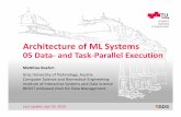 05 Data‐and Task‐Parallel Execution#3 Update Apache SystemDS SystemDSmerged, in process of name change Already some bug reports by students (e.g., SYSTEMML‐2538) (Build and debug