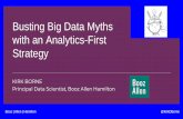 Busting Big Data Myths with an Analytics-First StrategyBusting Big Data Myths with an Analytics-First Strategy KIRK BORNE Principal Data Scientist, Booz Allen Hamilton ... Demystifying