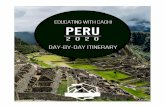Educating with CAchi PERU · tourist site in Peru. The day will start at a gorgeous little village with herds of llamas and alpacas nearby. As we get closer to the top, vibrant colors