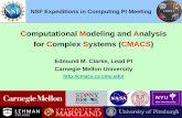 Computational Modeling and Analysis for Complex Systems ...cadlab.cs.ucla.edu/expeditions_pi_meeting/slides/Edmund_Clarke... · –First automated formal analysis Delta-Reachability: