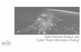 Dalla Malware Analysis alla Cyber Threat Information Sharing€¦ · (Cyber) Threat information is any information related to a threat (Indicators, TTPs, Security alerts, etc… )