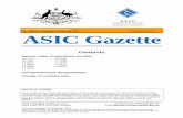 Published by ASIC ASIC Gazette · ASIC GAZETTE Commonwealth of Australia Gazette A005/11, Tuesday, 18 January 2011 ... BENCHMARK ANALYSIS PTY. LTD. 075 714 582 BOUTIQUE BUILDERS PTY