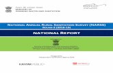 N ANNUAL RURAL SANITATION SURVEY (NARSS) · National Report National Annual Rural Sanitation Survey (NARSS), Round-2, 2018-2019 ... communications, and implementing a credible and