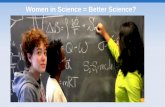 Women in Science = Better Science? - Gender Summit · The Gramalaya NGO worked with many women’s groups when creating India’s first sanitized slum in Tiruchirappalli, providing