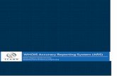 WHOIS Accuracy Reporting System (ARS) - ICANN ... WHOIS Accuracy Reporting System (ARS)¢â‚¬â€‌a framework