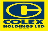 PROFILEcleaning of commercial, industrial and residential buildings. On 1 April 2013, the waste disposal segment has been reorganised under Colex Environmental Pte Ltd (“CEPL”),