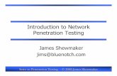 Introduction to Network Penetration Testing · • Off site information gathering –Google / whois / Maltego / DNS • Network mapping –nmap / nessus • Host fingerprinting –queso