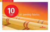weinor awning fabrics 10 - Custom Made Blinds & Custom Made … · 2015-03-04 · 7 Look out for the seal of quality High-quality awnings must meet speciﬁ c stand-ards. But beware: