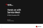 Hands on with Service Mesh...2 QUICK TIP Try right clicking on the photo and using “Replace” to insert your own photo. You are also welcome to use this photo. A mash-up of several