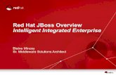 Red Hat JBoss Overview Intelligent Integrated Enterprise€¦ · JBoss Enterprise Application Platform Lightweight, cloud-ready application server Start-up in about 5 seconds Elegant