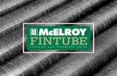 McELROY BEGAN · McElroy further warrants on the No. 5 machine, that finning speed with aluminum fin is 75% of maximum tube speed (RPM) for Wrap-On fin and 50% of maximum tube speed