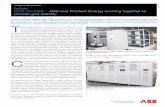 Article PCS100 ESS - ABB and Prudent Energy …...Article PCS100 ESS - ABB and Prudent Energy working together to provide grid stability Energy storage solutions 2UCD401162 T o maintain