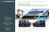 TURNKEY ENERGY STORAGE SOLUTIONS FOR MOBILE & … · energy storage solutions from packs up to full containerized battery systems with power electronics and control systems. We have