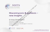 Mucormycosis & pythiosis new insights OF AT COPYRIGHT · Synonym Phycomycosis, Zygomycosis --Infection - Host, mostly Immunocompromised: HM, HSCT, SOT, Diabetic ketoacidosis Immunocompetent