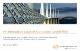 An Innovative Look at Corporate Credit Risk · Reuters 3000Xtra users, double -click [RCH/US], Reuters Station users, click .1568 ((Bangalore Equities Newsdesk +91 80 4135 5800; within