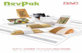 SIMPLE, CLEVER, PACKAGING SOLUTIONS for any meal, any day … · 2017-01-27 · FoodService o MultiRap TM Versatile food-to-go packaging for any meal, any time of day • Ideal for