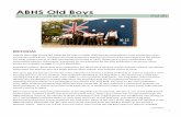 ABHS Old Boys - Asquith Boys High School · AHS Old oys Newsletter Vol. 16. That issue can be accessed from the Old oy section of the Schools Website. Select: About our school from