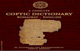 A Concise Coptic Dictionary Bohairic-Englishšоптский язык/Словари/ENG/Coptic...Abbreviations (2b)... Reference to page 2 col b of Crum's Coptic Dictionary, ... etc.