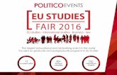 The largest educational and networking event in the world ... · 2 What is the EU Studies Fair ? POLITICO’s EU Studies Fair is the largest educational and networking event in the