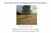 GIS in Fiber Optic Cable Mapping and Asset Management · Fiber Optic Cable Network •Effective data-intensive communication systems •Widespread application: everyday communication,