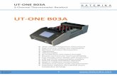UT-ONE B03A - Batemika B03A Thermometer Readout Brochure.pdf · UT-ONE B03A 3-Channel Thermometer Readout Brochure 2 Rev.Feb2017 UT-ONE B03A UT-ONE B03A is a precise 3-channel thermo-meter