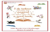 100 Book List Challenge Years 5 and 6...Five On A Treasure Island Enid Blyton Time Travelling With a Hamster Ross Welford ... 101 Poems for Children Carol Ann Duffy The Goldfish Boy