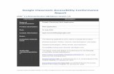 Google Classroom Accessibility Conformance Report · Accessibility testing tools: Browser developer tools. Applicable standards/guideline s: This report covers the degree of conformance