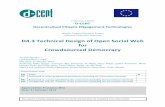 D4.3’Technical’DesignofOpenSocial’Web’ for’ … · 2016-05-20 · FP7 – CAPS - 2013 D-CENT D4.3 Technical Design of Open Social Web for Crowdsourced Democracy V1 Page