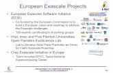 European Exascale Projects · Exascale computers in Europe this decade • Consortium • EPCC, HLRS, CSC, PDC • Cray • TUD (Vampir), Allinea (DDT) • ABO, JYU, UCL, ECMWF, ECP,