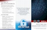 THE THREAT TO - dni.gov · 2019-01-04 · PROTECTING YOUR ORGANIZATION’S SECRETS Safeguarding Sensitive and Proprietary Information from Foreign Adversaries and Competitors Elicitation
