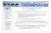 Alberta’s Environment Industry The Week Ending February 2 ... · NOTICE OF ESAA ANNUAL GENERAL MEETING 2:00 pm – March 2nd, 2018 MKT – 8101 Gateway Blvd, Edmonton NOTICE IS