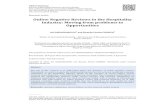 Online Negative Reviews in the Hospitality Industry ... · reputation level of the hotel and the demand of consumers is decreasing as well (Rose & Blodgett, 2016). Having a good reputation