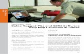 ESRI Software 20091130 - Getac · applications. Using military-grade Getac M230 Rugged laptop PCs with daylight viewable screens and built-in GPS and wireless radio trans-mission