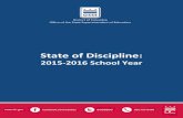 State of Discipline - Washington, D.C. › sites › default › files › dc › sites › osse... · 2017-01-08 · Introduction The Office of the State Superintendent of Education