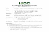 Paramedic Training Program - Haywood Community College · Paramedic Training Program 2019-2020 Cohort Who: Any student who has successfully completed an EMT training ... Fast and