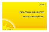 IDEA CELLULAR LIMITED - Vodafone Idea 2020-04-01آ  2 Disclaimer This presentation does not constitute