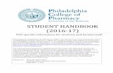 PCP Student HANDBOOK 2016 FINAL 082616 · 2017-02-03 · PharmD/PCP_Student_Handbook.pdf;. The information provided herein supplements the University-wide information found in the