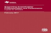 Supporting Anaesthetists’ Professionalism and …...Supporting Anaesthetists’ Professionalism and Performance – A guide for clinicians Version 1.0, published in 2017 by: Australian